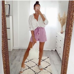 Belted Baggy Shorts Size XS NWT